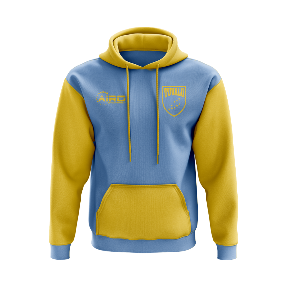 Tuvalu Concept Country Football Hoody (Sky)