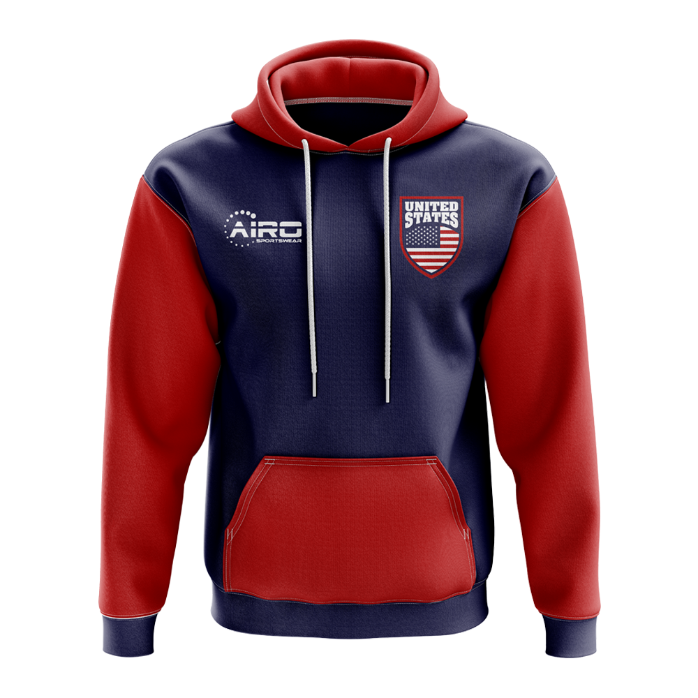 United States Concept Country Football Hoody (Navy)