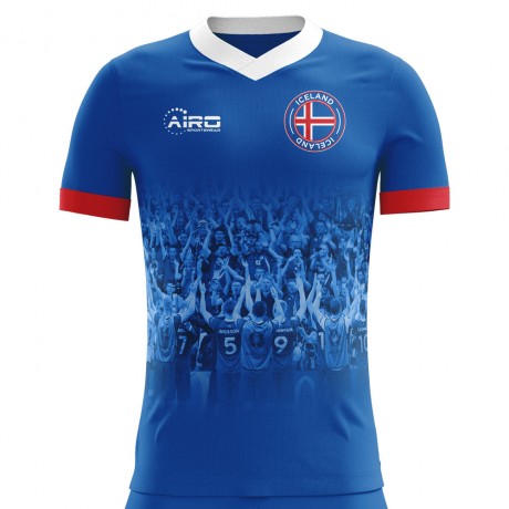2023-2024 Iceland Supporters Home Concept Football Shirt