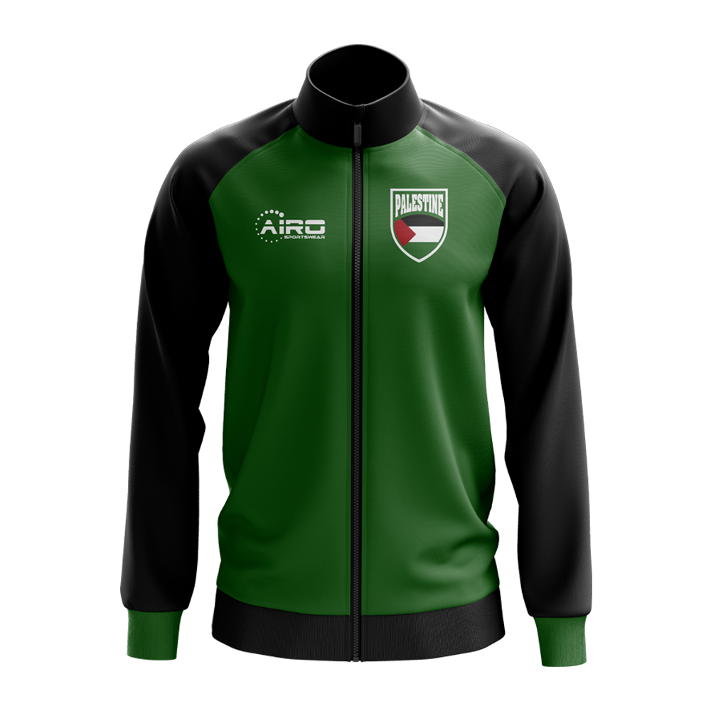 Palestine Concept Football Track Jacket (Green) - Kids