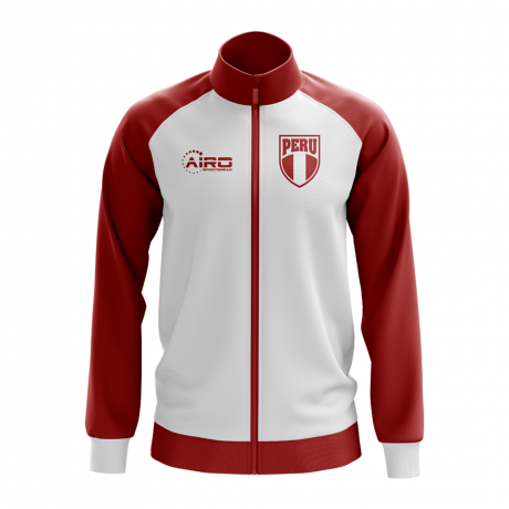 Peru Concept Football Track Jacket (White) - Kids