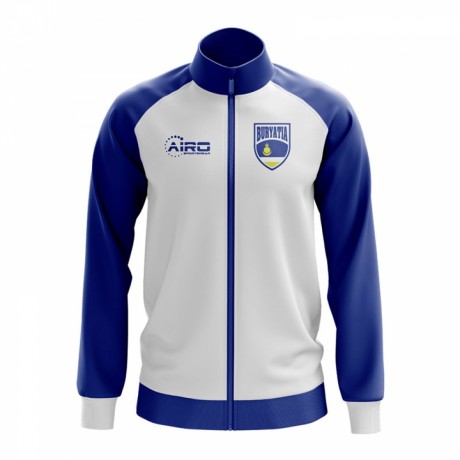 Buryatia Concept Football Track Jacket (White) - Kids