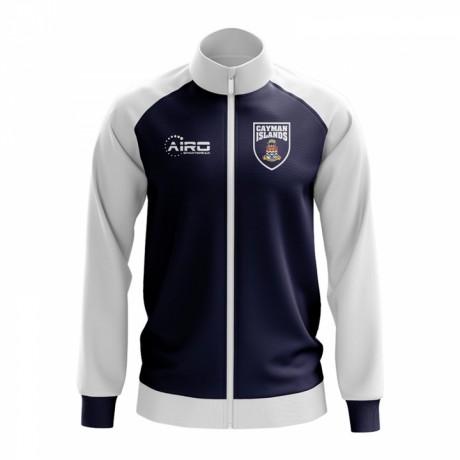 Cayman Islands Concept Football Track Jacket (Navy) - Kids