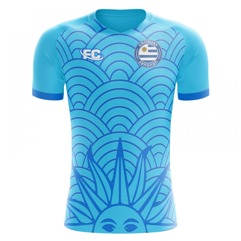 2018-2019 Uruguay Fans Culture Concept Home Shirt - Womens