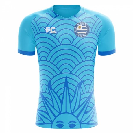 2018-2019 Uruguay Fans Culture Concept Home Shirt - Womens