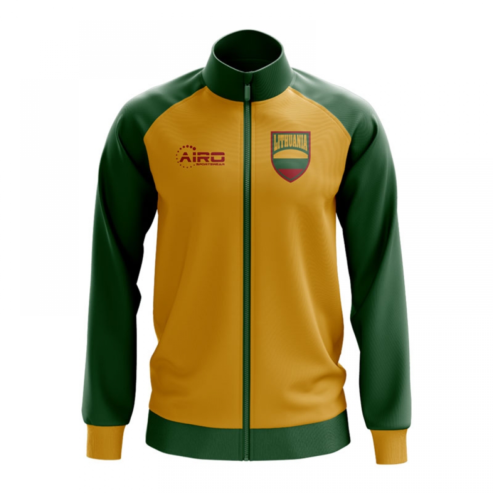 Lithuania Concept Football Track Jacket (Yellow)