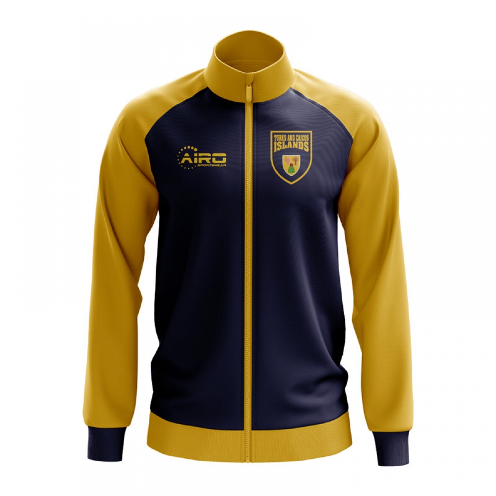 Turks and Caicos Islands Concept Football Track Jacket (Black)