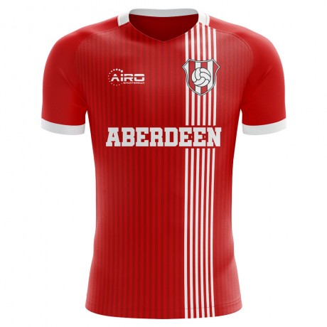 2022-2023 Aberdeen Home Concept Football Shirt - Kids (Long Sleeve)