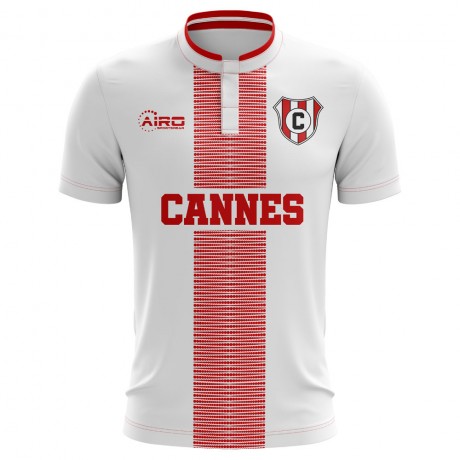 2023-2024 Cannes Home Concept Football Shirt - Kids (Long Sleeve)