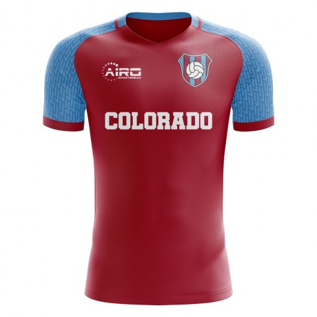 2023-2024 Colorado Home Concept Football Shirt - Kids (Long Sleeve)