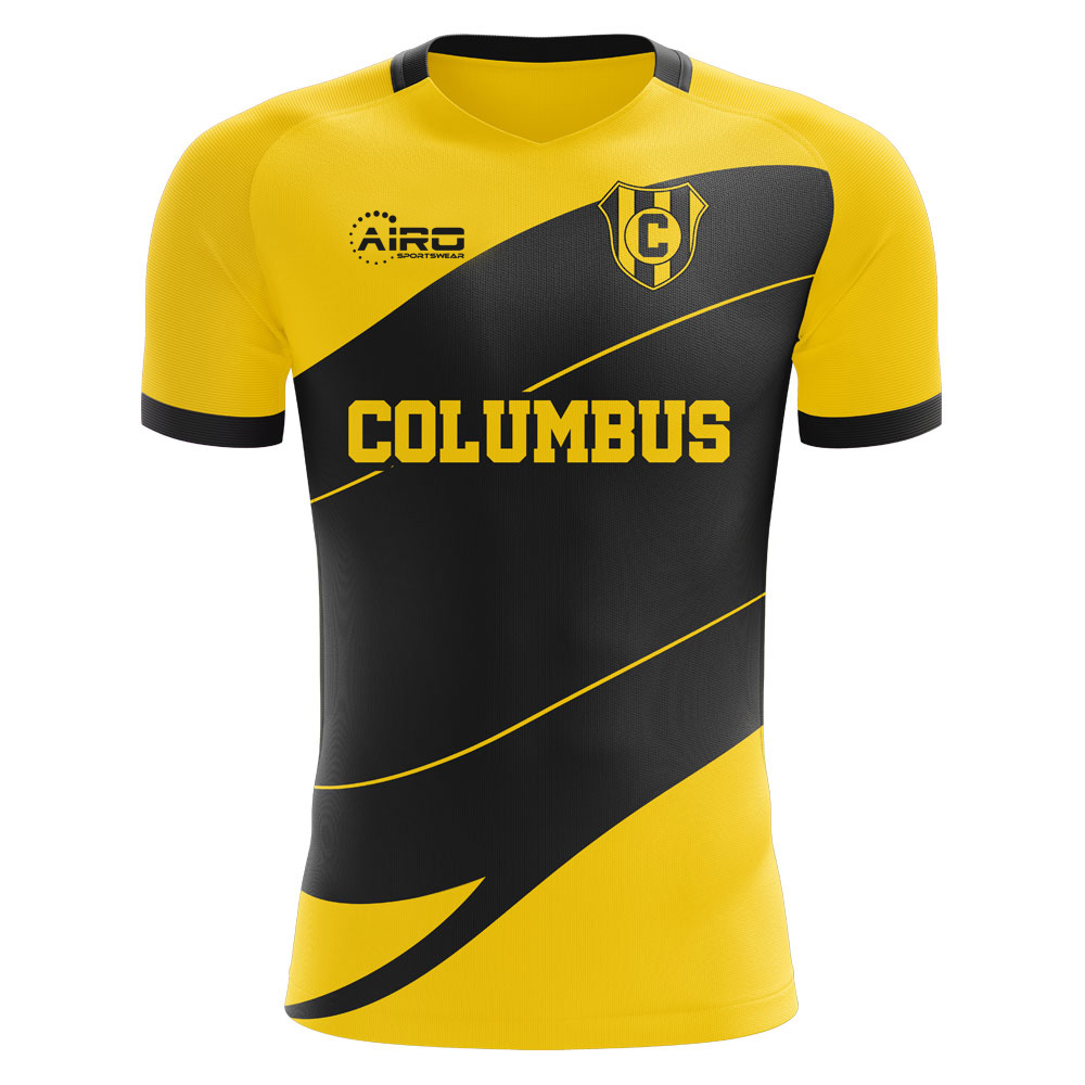 2023-2024 Columbus Home Concept Football Shirt - Kids (Long Sleeve)