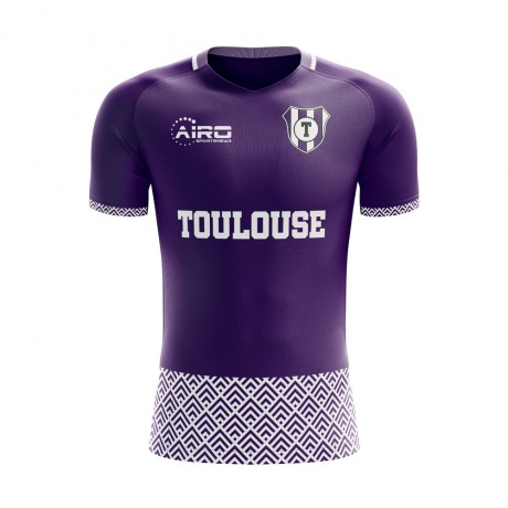 2023-2024 Toulouse Home Concept Football Shirt - Adult Long Sleeve