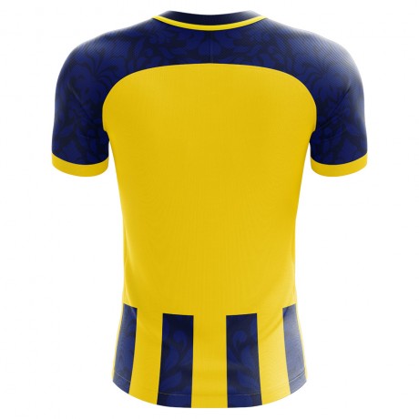 2023-2024 Fenerbahce Home Concept Football Shirt - Kids (Long Sleeve)