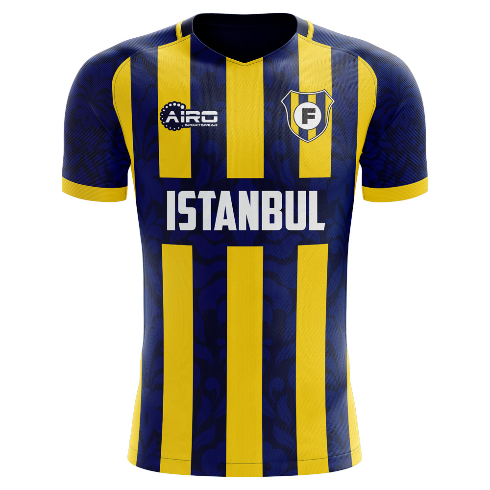2023-2024 Fenerbahce Home Concept Football Shirt - Kids (Long Sleeve)