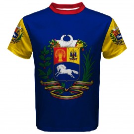 Venezuela Coat of Arms Sublimated Sports Jersey