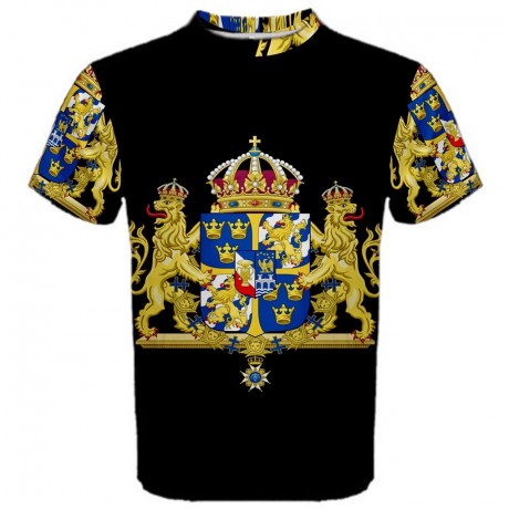 Sweden Coat of Arms Sublimated Sports Jersey - Kids