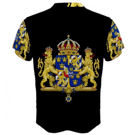 Sweden Coat of Arms Sublimated Sports Jersey - Kids