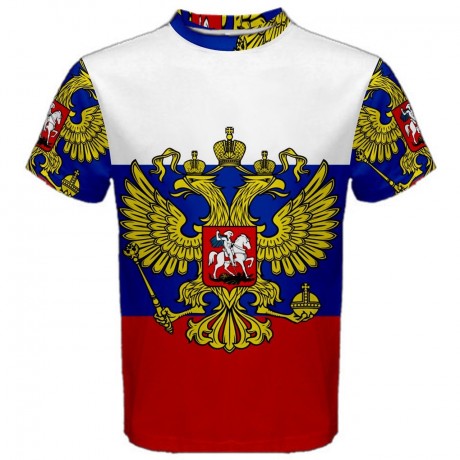 Russian Federation Coat of Arms Sublimated Sports Jersey