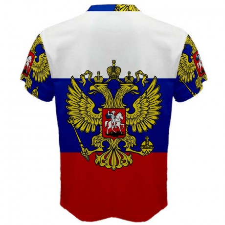 Russian Federation Coat of Arms Sublimated Sports Jersey - Kids