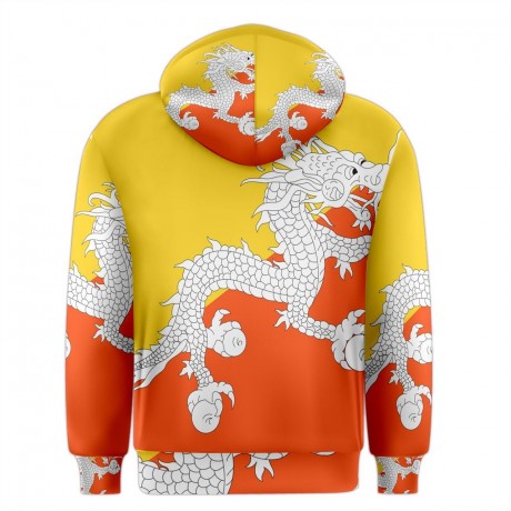 Bhutan Sublimated Flag Hoody