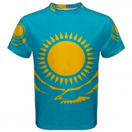 Kazakhstan Flag Sublimated Sports Jersey - Kids