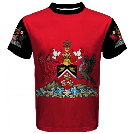 Trinidad and Tobago Coat of Arms Sublimated Sports Jersey