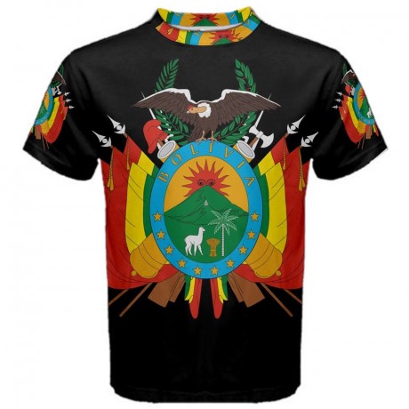 Bolivia Coat of Arms Sublimated Sports Jersey