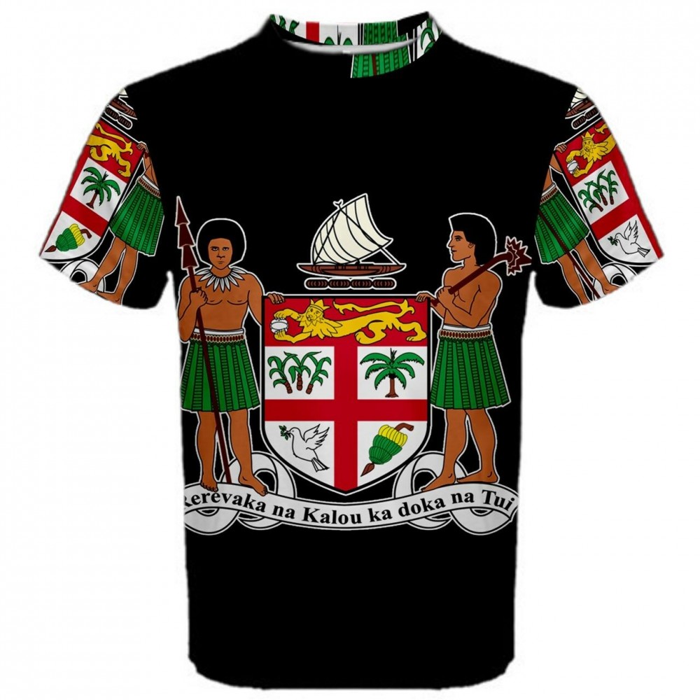 Fiji Coat of Arms Sublimated Sports Jersey