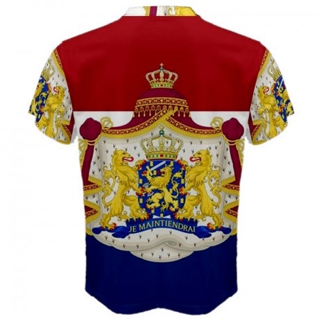 Netherlands Coat of Arms Sublimated Sports Jersey