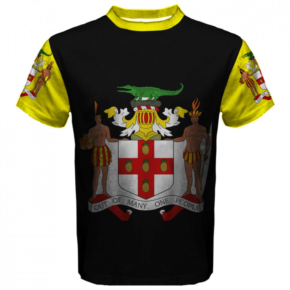 Jamaica Coat of Arms Sublimated Sports Jersey - Kids