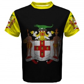 Jamaica Coat of Arms Sublimated Sports Jersey - Kids