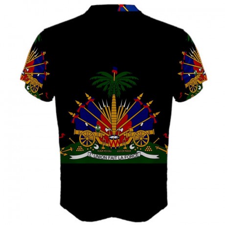 Haiti Coat of Arms Sublimated Sports Jersey - Kids