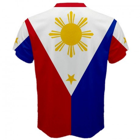 Philippines Flag Sublimated Sports Jersey - Kids