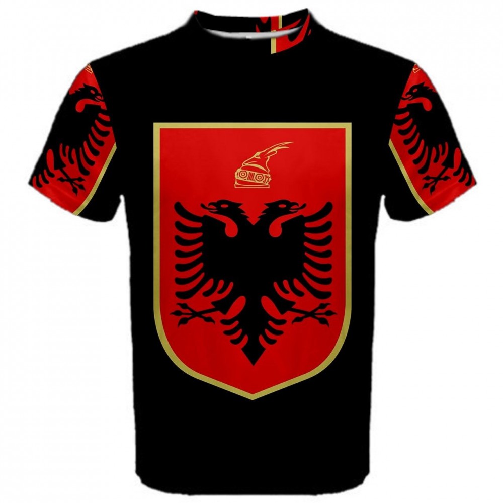 Albania Coat of Arms Sublimated Sports Jersey