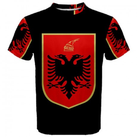 Albania Coat of Arms Sublimated Sports Jersey - Kids