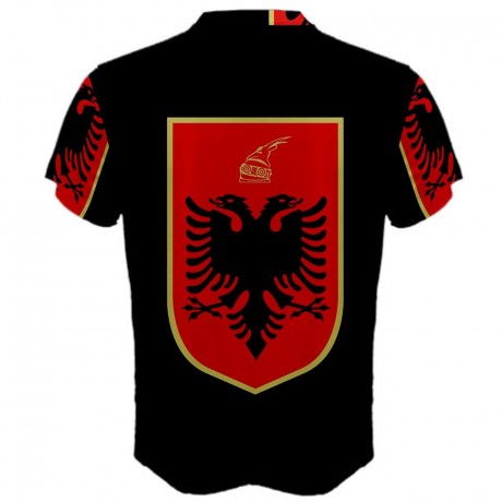 Albania Coat of Arms Sublimated Sports Jersey - Kids