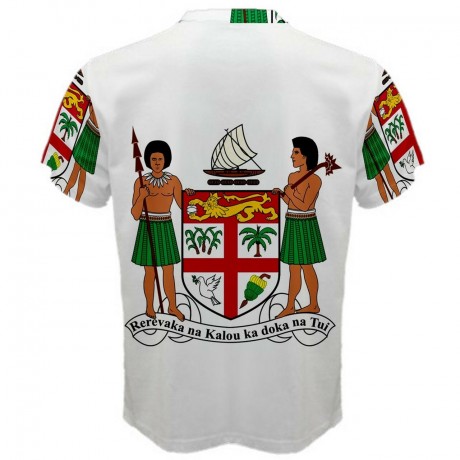 Fiji Coat of Arms Sublimated Sports Jersey