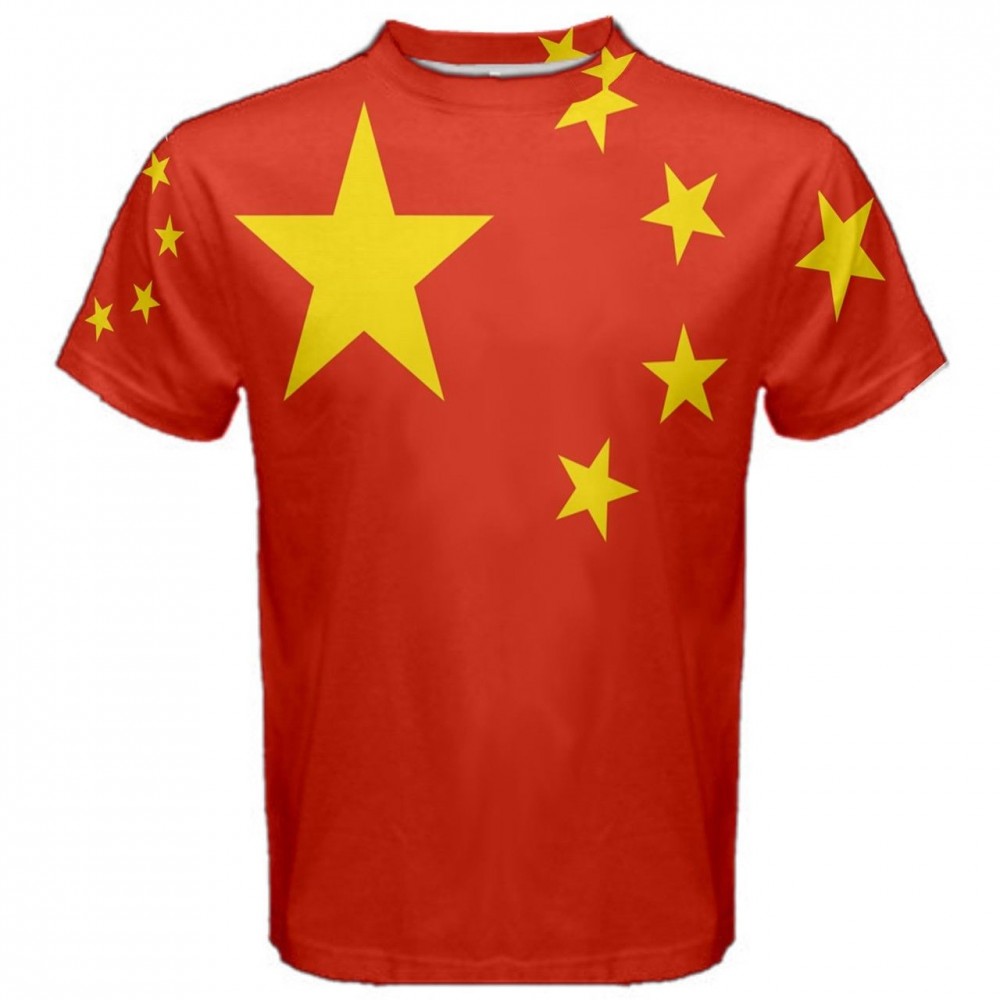 China Chinese Flag Sublimated Sports Jersey
