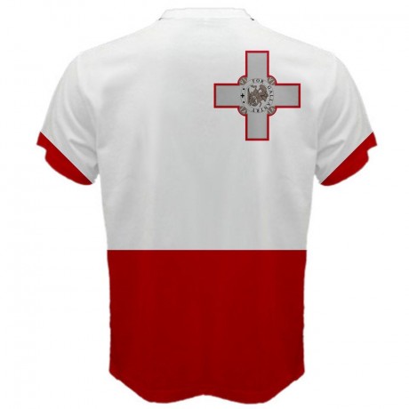 Malta Maltese Flag Sublimated Sports Jersey - Kids