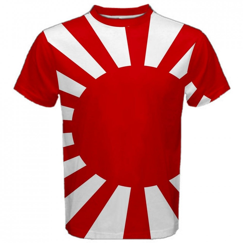 Japanese Samurai Flag Sublimated Sports Jersey