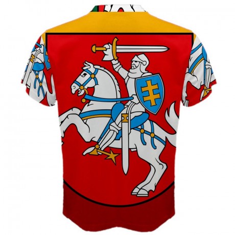 Lithuania Coat of Arms Sublimated Sports Jersey