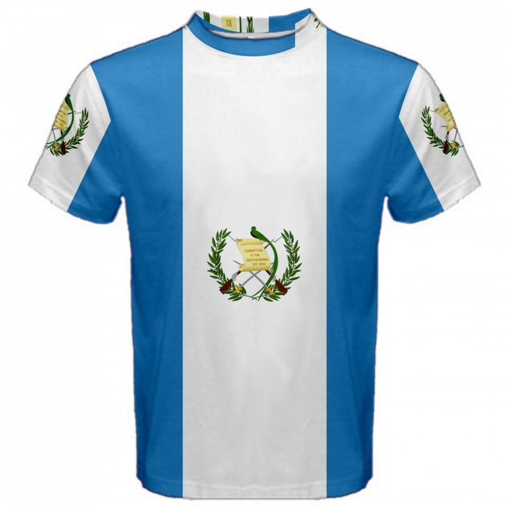 Guatemala Flag Sublimated Sports Jersey