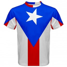 Puerto Rico Flag Sublimated Sports Jersey
