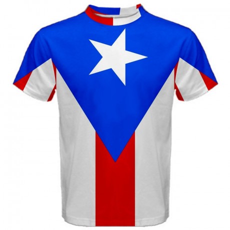 Puerto Rico Flag Sublimated Sports Jersey