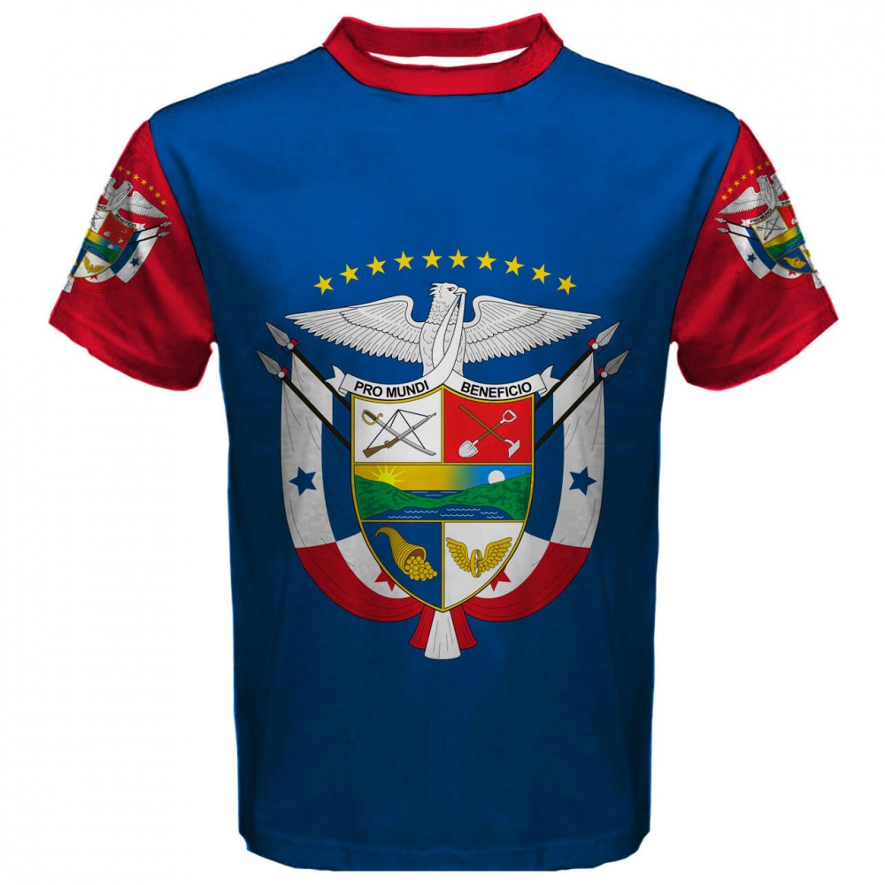 Panama Coat of Arms Sublimated Sports Jersey - Kids