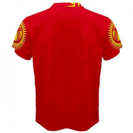 Kyrgyzstan Flag Sublimated Sports Jersey - Kids