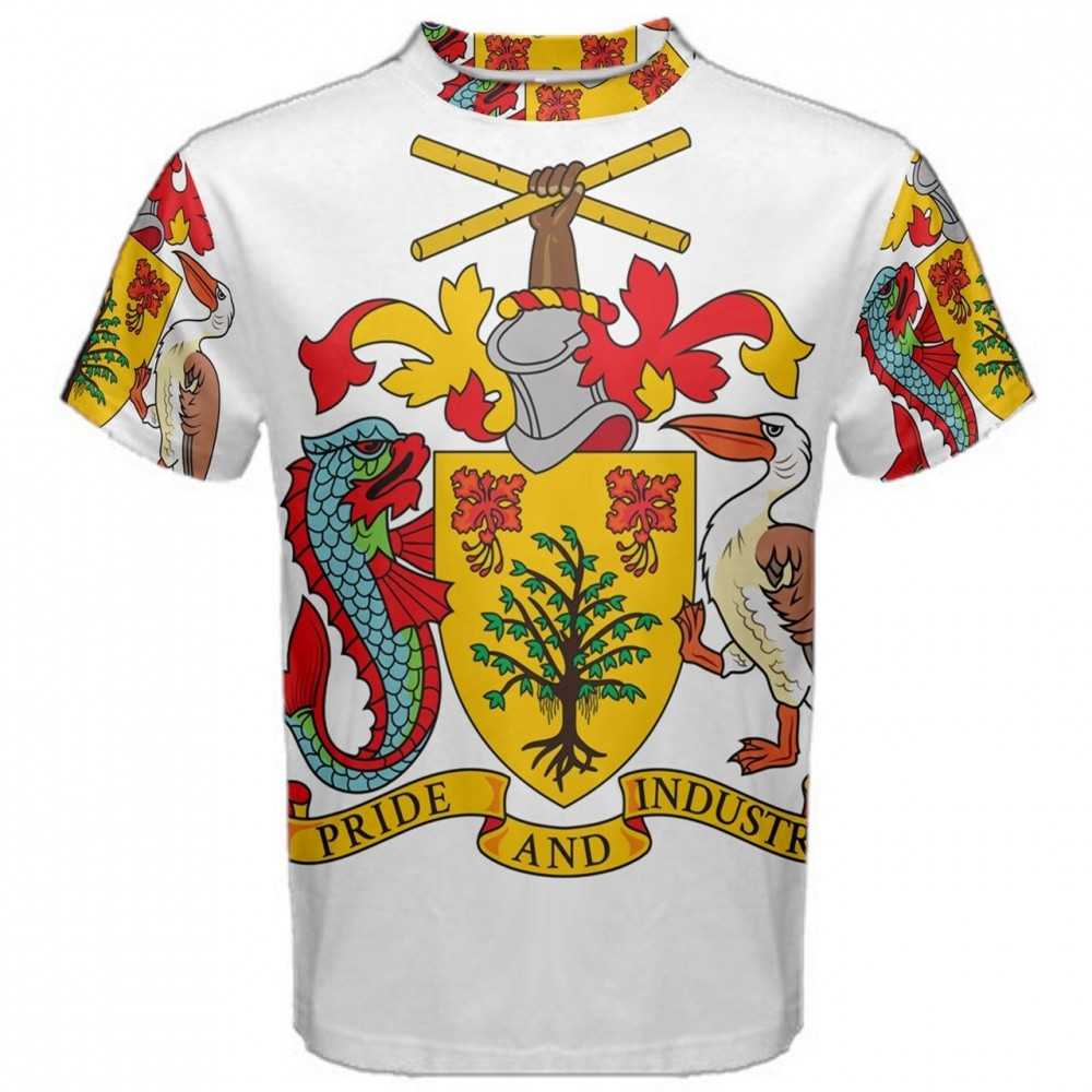 Barbados Coat of Arms Sublimated Sports Jersey - Kids