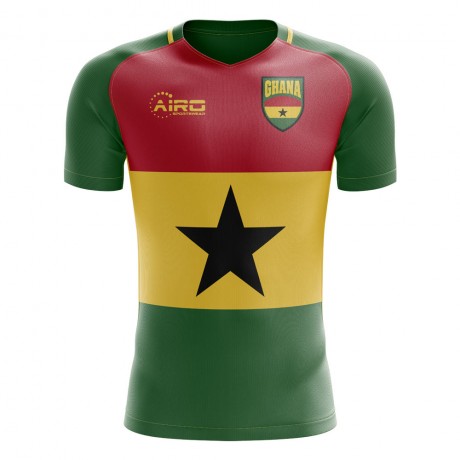 2023-2024 Ghana Flag Concept Football Shirt - Kids