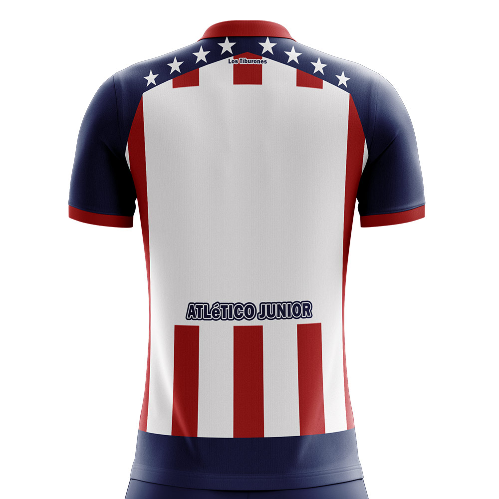 2022-2023 Junior De Barranquilla Home Concept Football Shirt Adult Long ...