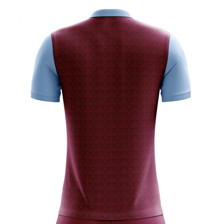 2023-2024 Villa Home Concept Football Shirt - Kids (Long Sleeve)